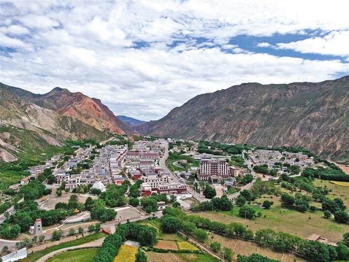 Aerial view of Drag-yab County (Photo: zangdiyg.com)