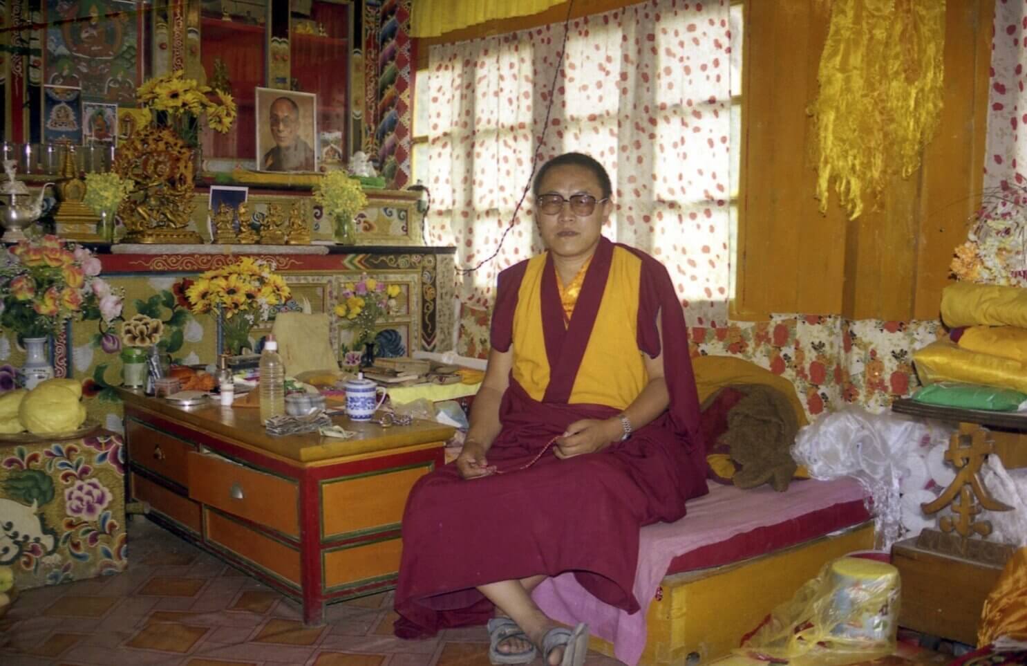 The late Tulku Tenzin Delek Rinpoche (Photo by Tsering Woeser via AP)