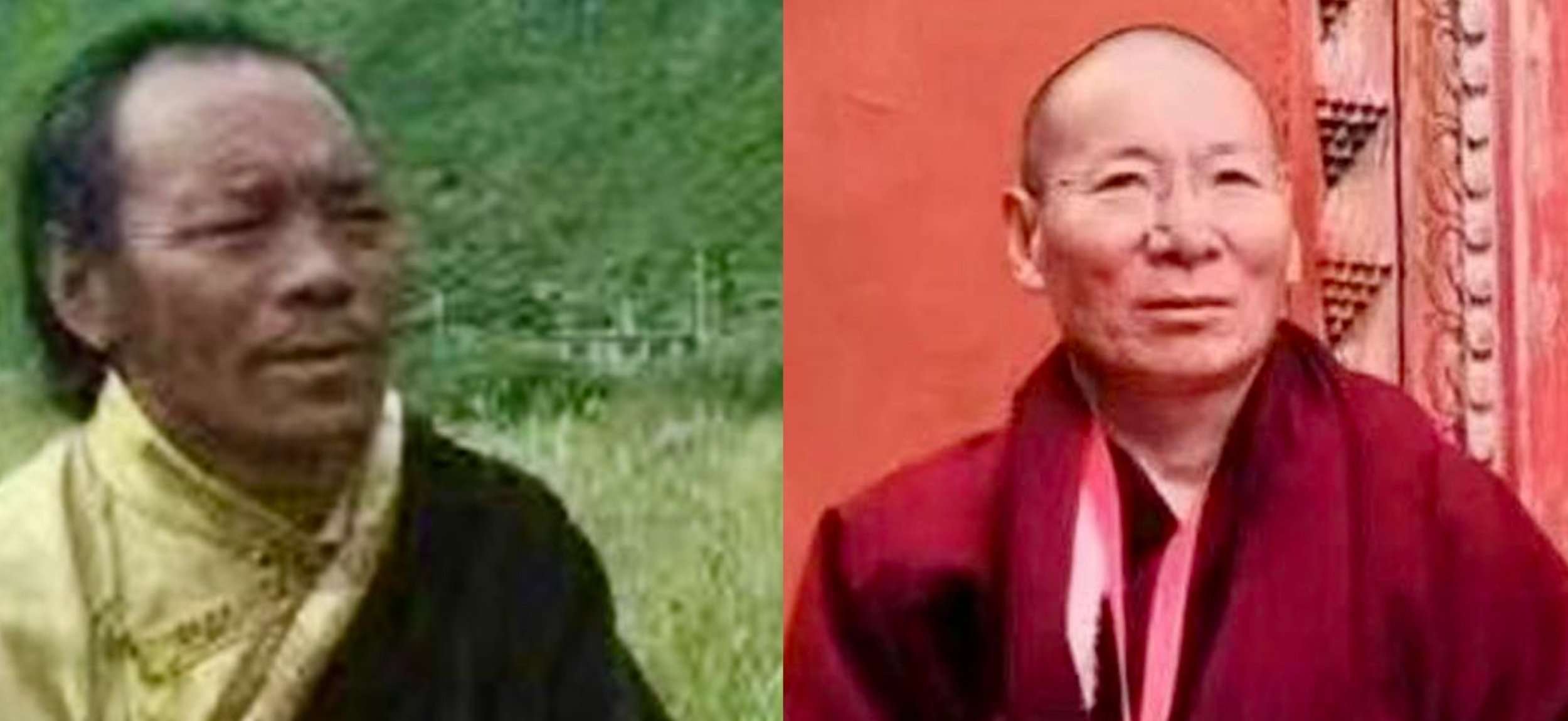 Gonpo Namgyal (L) and Abbot Tenpa Dhargyal (R)