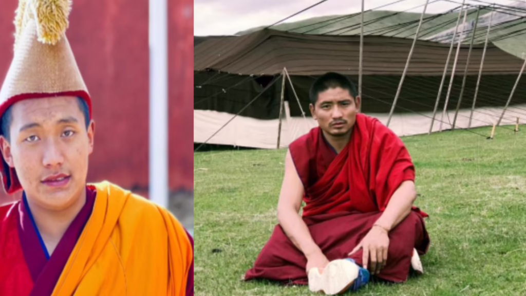 Samten Gyato (left) and Jamyang Samten (right).