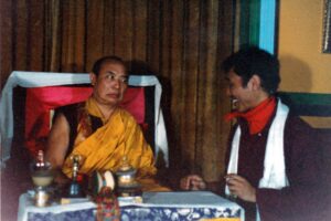 Chime Rinpoche with the 16th Karmapa